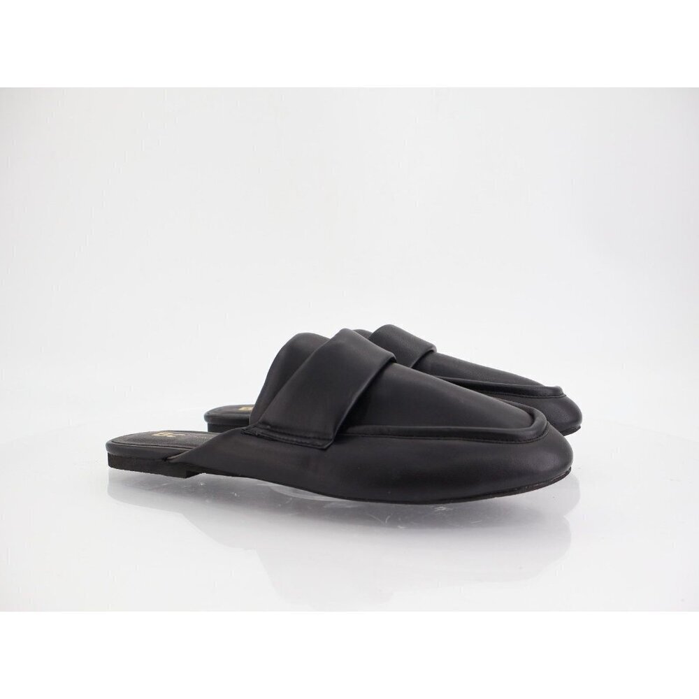 BC Footwear Brunch Date Mule Black Vegan Flat Born in California Size 10